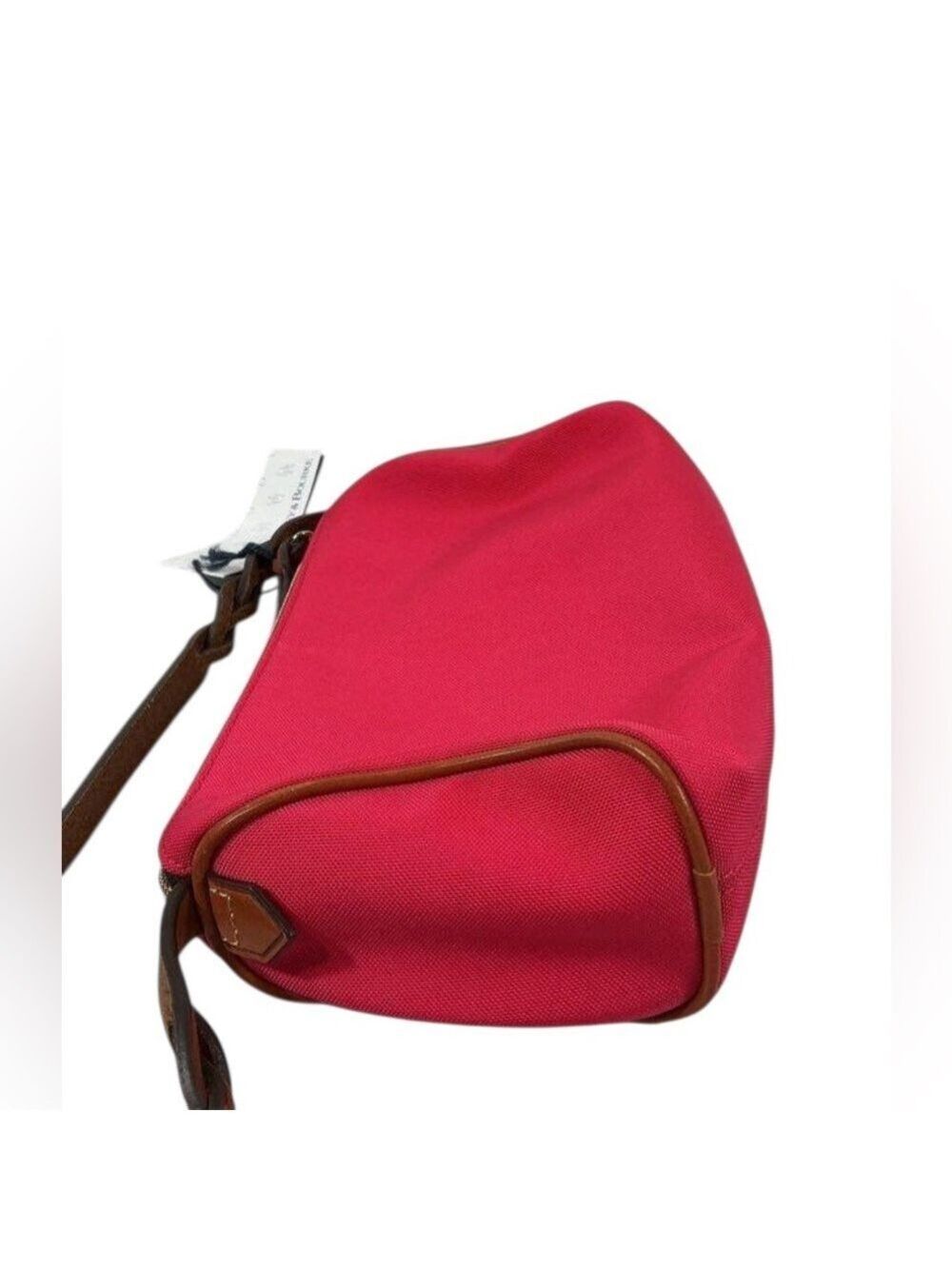 Dooney & Bourke Nylon Canvas Red Small Barrel Shoulder Bag NWT - Picture 2 of 9